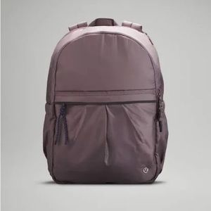 Lululemon “Pack It Up” backpack. Lunar Rock color (grayish purple). NWT!